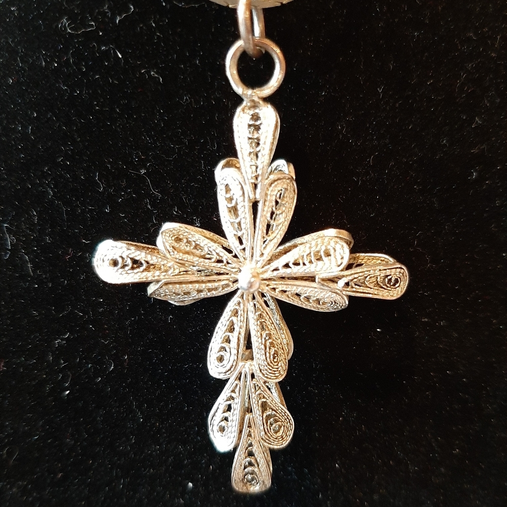 Filigree Cross Pendant